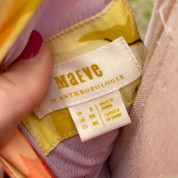 Anthropologie Maeve Floral Wrap Maxi Dress - Picture 10 of 10